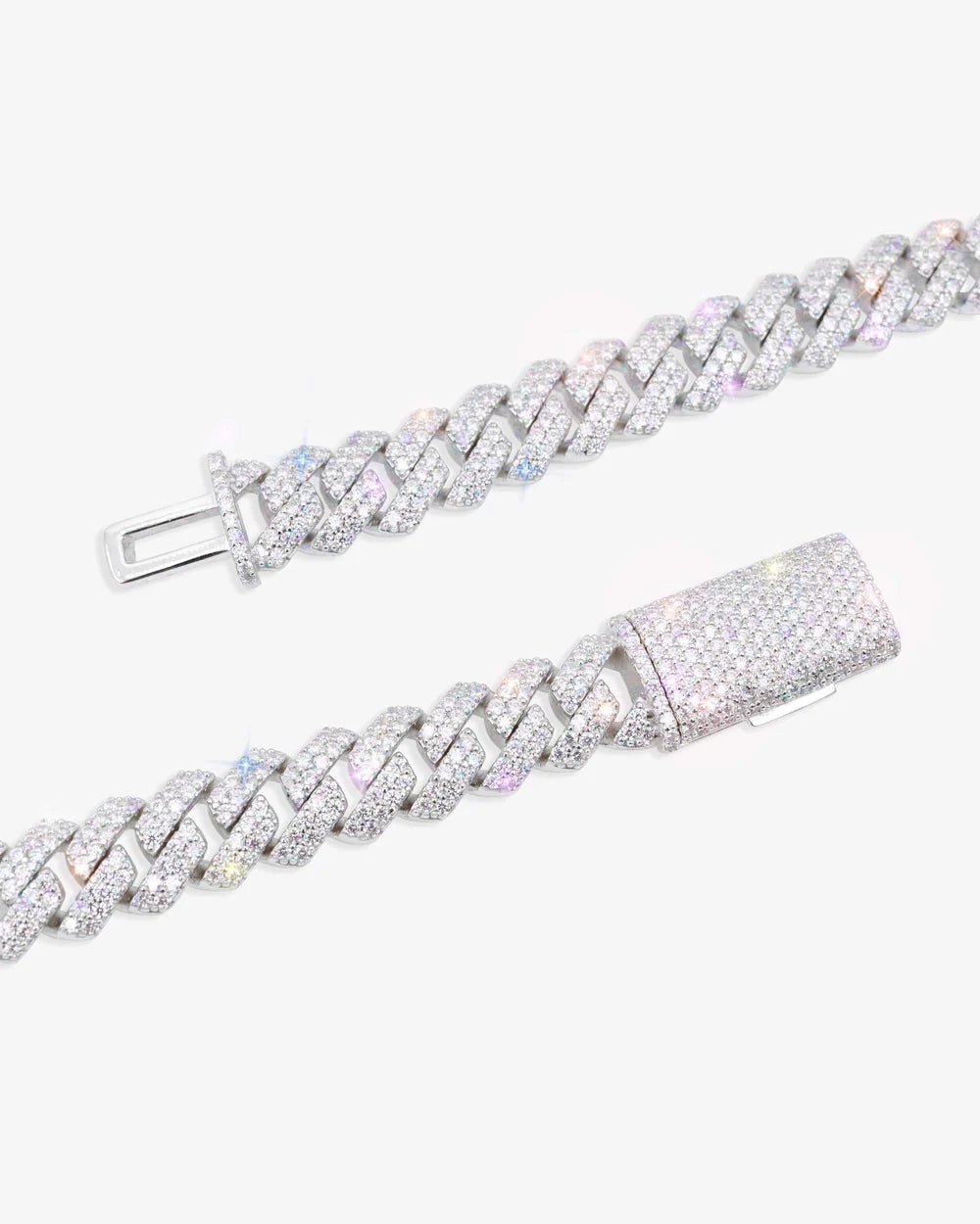 Moissanite Cuban Link Chain 14K Gold (ALL SIZES)